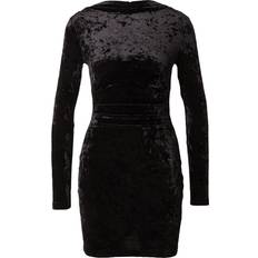 Samt Kleider Superdry Velvet Long Sleeve Mini Dress