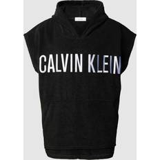 L Capes & Ponchos Calvin Klein Sweatshirt schwarz weiß
