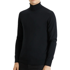 ASKET The Merino Roll Neck Base Layer Top - Black