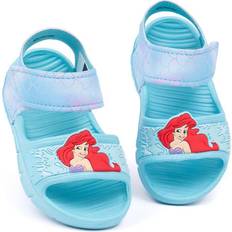 Children's Shoes Disney Princess Disney The Little Mermaid Ariel Sandals Girls Toddlers Kids Blue Sliders with Supportive Strap Summer Shoes