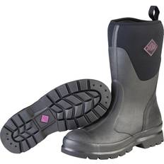 Women Rain Boots Muck Boots CHORE CLASSIC SHORT Ladies Neoprene Wellington Boots Black: