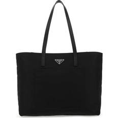 Prada Taschen Prada Black Nylon Shopping Bag
