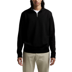 ASKET The Merino Half Zip Sweater - Black