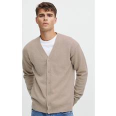 Beige - Herren Cardigans Casual Friday Strickjacke 'Karl' beigemeliert