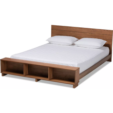 Bed Frames on sale Baxton Studio Regina Ash Brown