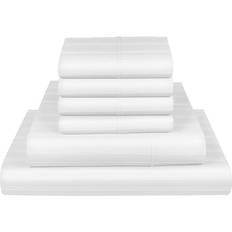 Fisher West New York Manhattan Bed Sheet White (264.2x233.7)