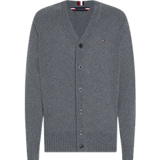 Tommy Hilfiger Merino Wool Cardigan - Grey Mouline