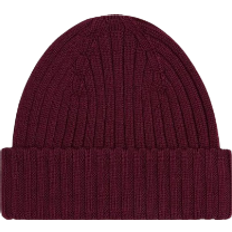 ASKET The Ribbed Beanie - Burgundy