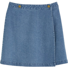 JW Anderson padlock mini denim skirt - Blue