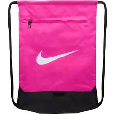 Nike Gymsacks Nike Brasilia Drawstring Backpack - Pink/Black/White