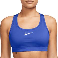 Nike Women's Swoosh Medium Support Padded Sports Bra - Hyper Royal/White