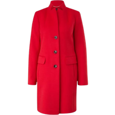 Damen - Rot Mäntel Comma Viscose Blend Coat - Red Chilli