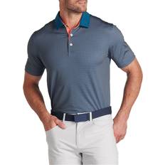 Puma Men Clothing Puma Men's MATTR Circular Golf Polo, Medium, Ocean Tropic/Melon Punch