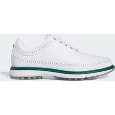 Adidas Unisex Golf Shoes Adidas Golf Unisex MC80 Shoes White/Silver Metallic/Collegiate Green