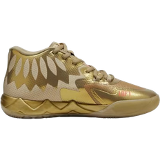 Puma Men Basketball Shoes Puma MB.01 Golden Child M - Metallic Gold/Fiery Coral