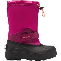 Pink Winter Shoes Columbia Big Kid's Powderbug Forty Snow Boot - Wild Fuchsia/Bright Nectar