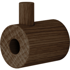 Moebe Wooden Smoked Oak Kleiderhaken 3.8cm