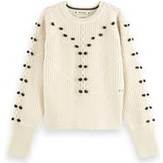 Scotch & Soda Damen Pullover offwhite