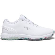 Puma Herre Golfsko Puma x PALM TREE CREW Mens Alphacat NITRO Golf Shoes White