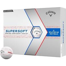 Callaway Golfbälle Callaway Supersoft Splash rot 12er Pack