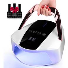 Nail Tools Nail Lamp96W Rechargeable UV LED Nail with Portable Handle Multi-Function UV Light for Nails