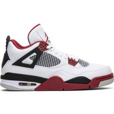 Nike Air Jordan 4 Basketball Shoes Nike Air Jordan 4 Retro Fire Red 2012 M - White/Varsity Red/Black