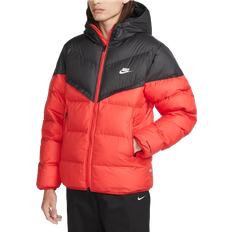 Nike Herren - Winterjacken Nike Windrunner PrimaLoft Men's Storm FIT Hooded Puffer Jacket - Black/University Red/Sail