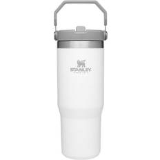 White stanley Stanley The IceFlow Flip Straw Travel Mug 30fl oz