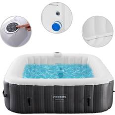 Arebos Aufblasbarer Whirlpool Spa Pool Tenerife with LED