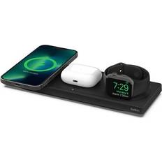 Trådløse ladere Batterier & Ladere Belkin BoostCharge Pro 3-in-1 Wireless Charging Pad with Official MagSafe 15W