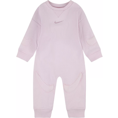 Elastane Jumpsuits Nike Baby Ready Set Long Sleeves Coverall - Pink Foam