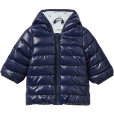 United Colors of Benetton Kid's Padded Jacket With Ears - Dark Blue