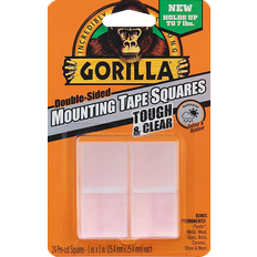 Building Materials Gorilla Tough & Clear Mounting Pre-Cut Squares 24pc.