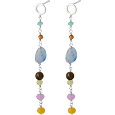 Turmalin Øredobber Pernille Corydon Summer Shades Earrings - Silver/Multicolour