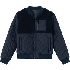 Name It Kid's Long Sleeved Quilted Jacket - Dark Sapphire (13224712)