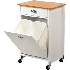 Möbel reduziert Kesper Kitchen Trolley White Servierwagen 45x36cm