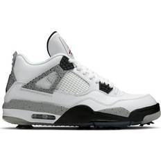 Men - Nike Air Jordan 4 Sport Shoes Nike Air Jordan 4 Golf M - White/Tech Grey/Black/Fire Red