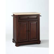 Crosley Alexandria Natural Wood Top Island