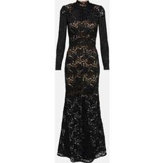 Long Dresses - XXXS Self-Portrait Lace maxi dress black