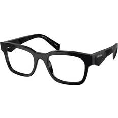 Herren - Rechteckig Brillen Prada PR A10V 16K1O1 53-20 Brillengestell inkl. Gläser, Herren, Vollrand, Rechteckig