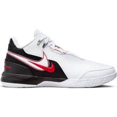 41 ⅓ - Herre Basketballsko Nike LeBron NXXT Gen AMPD M - White/University Red/Metallic Silver/Black