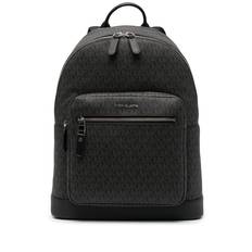 Michael Kors Herren Taschen Michael Kors Michael Michael Kors Hudson Rucksack mit Monogramm Herren Canvas/Baumwolle/Polyester/Polyurethan Einheitsgröße Schwarz