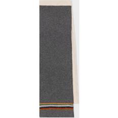 Gray - Men Scarfs Paul Smith Signature Stripe wool scarf GREY