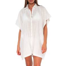 Sunsets Shore Thing Tunic Cover Up - White Lily