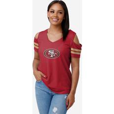 T-shirts Foco San Francisco 49ers Womens Cold Shoulder T-Shirt