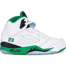 Schuhe Nike Air Jordan 5 Retro W - White/Black/Ice Blue/Lucky Green