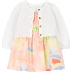 Carter's Baby Smocked Dress & Cardigan Set 2-piece - Multi (195862270163)