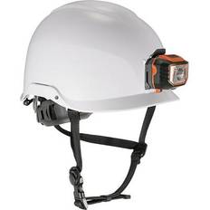 Safety Helmets Ergodyne Skullerz 8974 Safety Helmet with LED Light, Class E, White