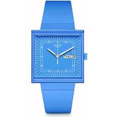 Swatch Uhren Swatch Unisexuhr SO34S700 blau