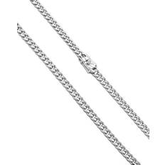 GLD Micro Cuban Chain Necklace 3mm - White Gold